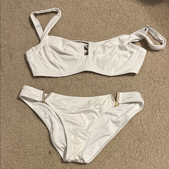 Victoria's Secret Other - Victoria's Secret White Bikini Set